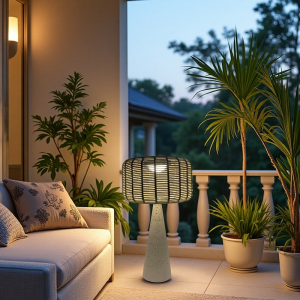 Sculpture Solar Led Outdoor Floor Lamps