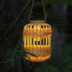 Mabone a Kantle a Solar, Rattan Hanging Lanterns