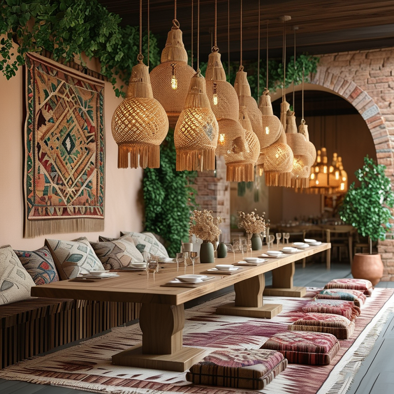 Bohemian outdoor decor
