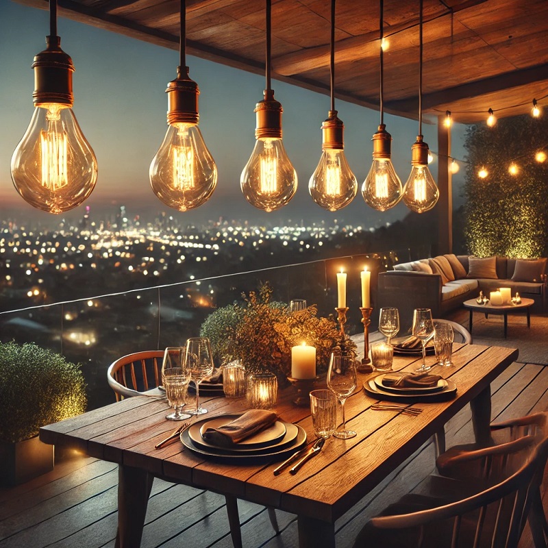 Vintage Edison bulb lights