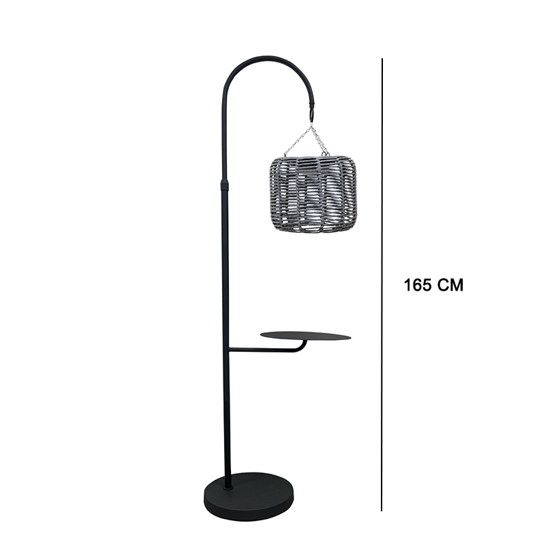 Verina Led Outdoor Hanging Solar Floor Lamp Size