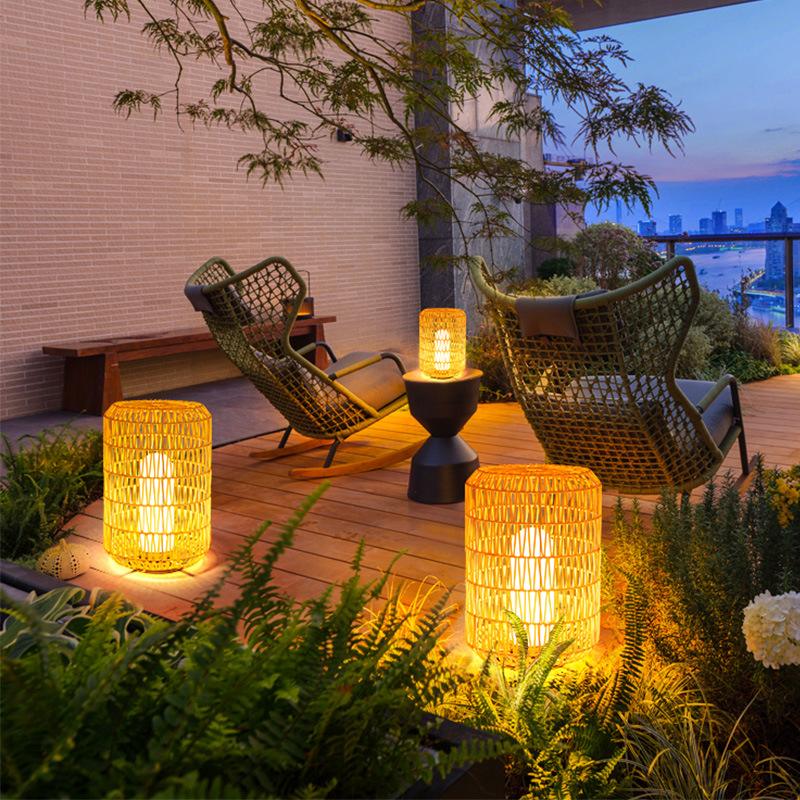 Solar-Powered Woven Lanterns