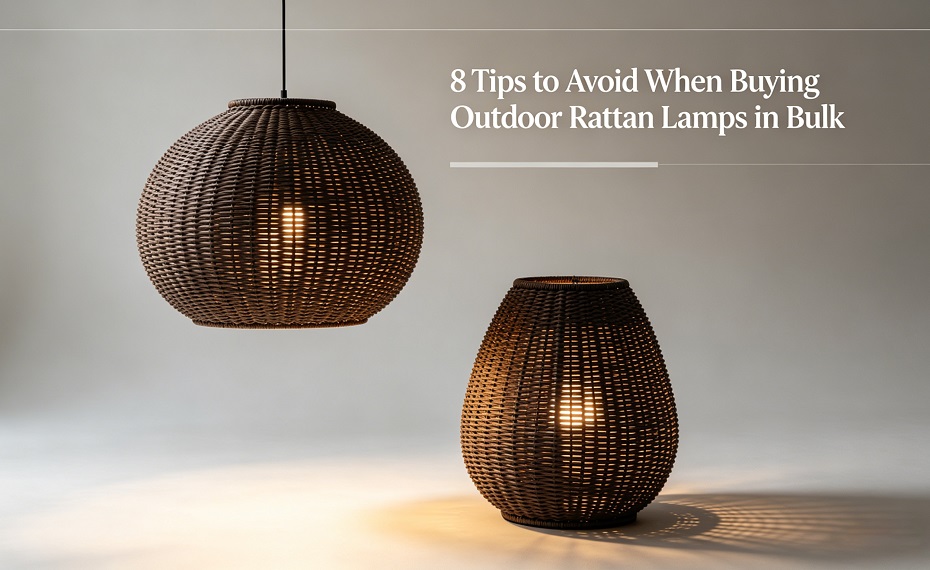 8 Tips to Avoid When Buying Outdoor Rattan Lights in Bulk