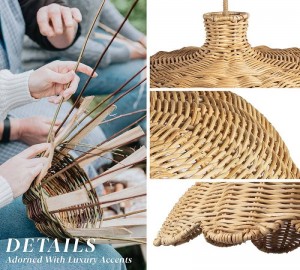 Aurelia Rattan Pendant Lights