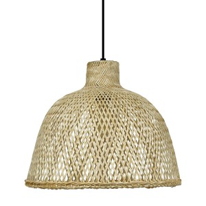 Renewable Design for wholesale bamboo buffet lamp manufacturers - Basket Weave Bamboo Pendant Lamp – Custom Made | XINSANXING – Xinsanxing Lighting