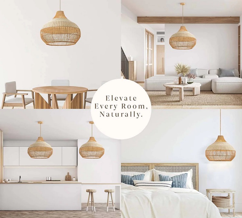 Beatrice rattan pendant light concepts