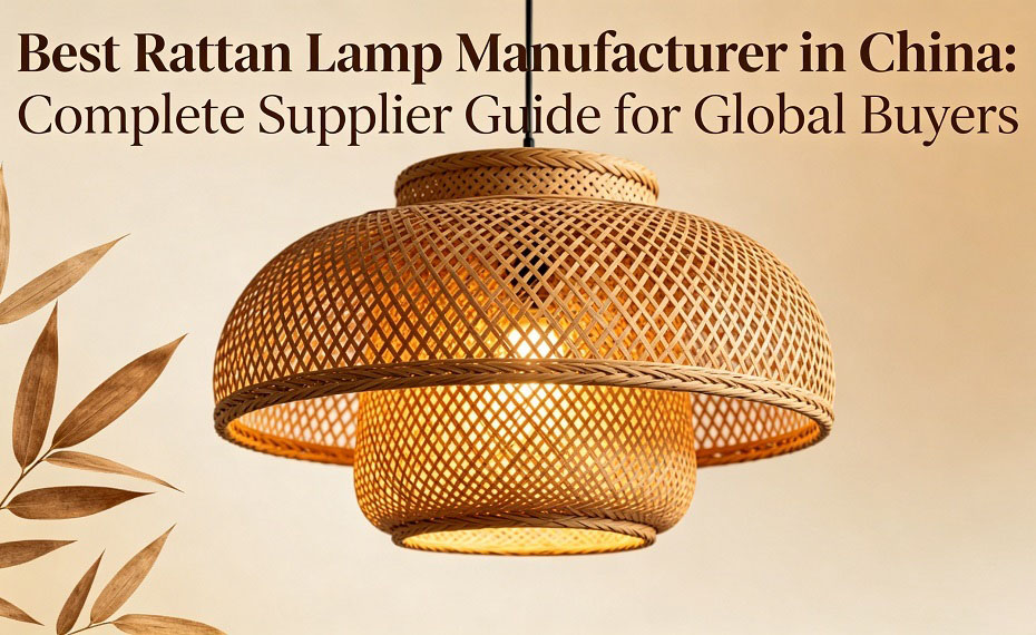Best Rattan Lamp Manufacturer in China: Complete Supplier Guide for Global Buyers (2026)