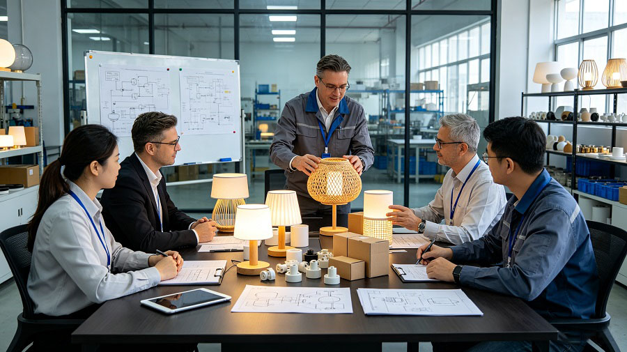 Long-term collaboration between international lighting buyers and manufacturers