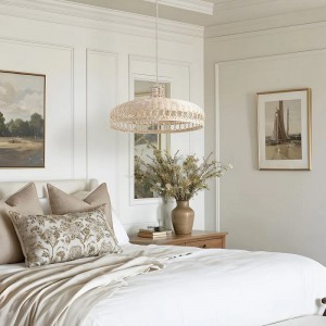 Crown Rattan Pendant Lights