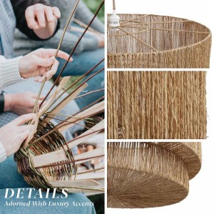 Double-layered Hemp Rope Pendant Lights