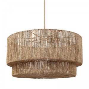 Double-layered Hemp Rope Pendant Lights