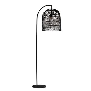 Lamp Shade Bamboo Manufacturers –  Rattan Arched Floor Lamp Fcatory Custom | XINSANXING – Xinsanxing Lighting