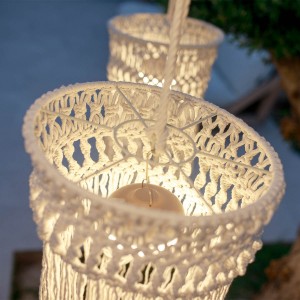 Boho Wireless Tassel Hanging Lights