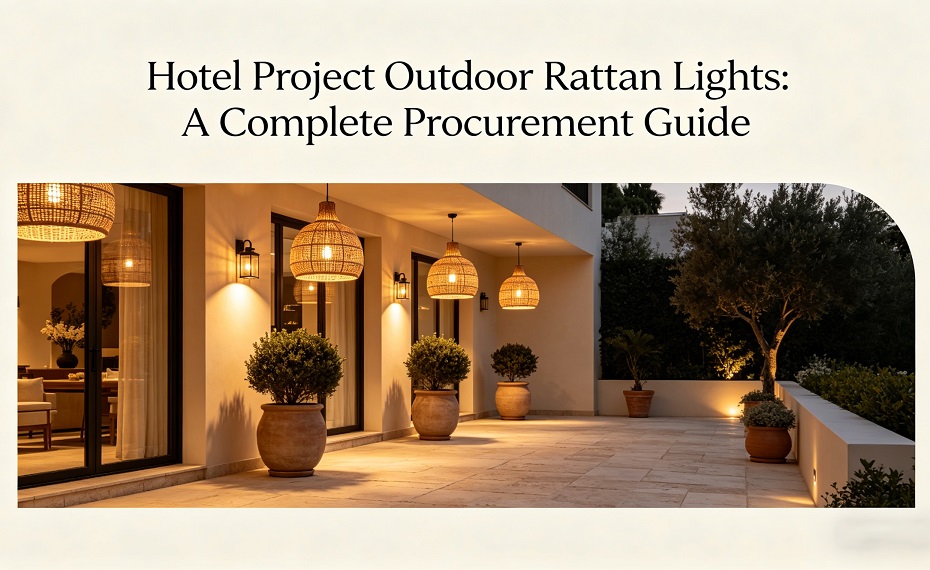 Hotel Project Outdoor Rattan Lights: A Complete Procurement Guide