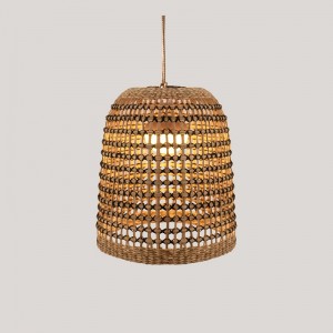 Smart Wireless Rattan Pendant Lights