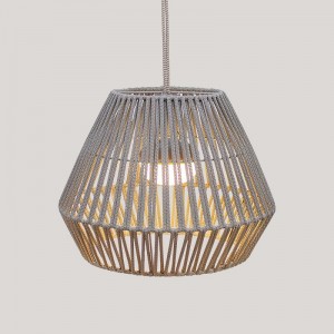 Wireless Rattan Pendant Lamp
