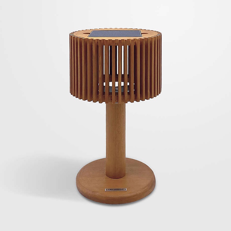 Portable Wooden Solar Table Lamps