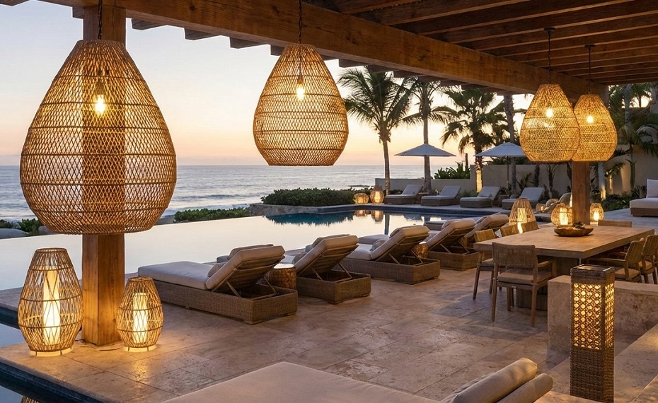 Outdoor Rattan Light: The Perfect Boho Touch for Your Patio & Garden