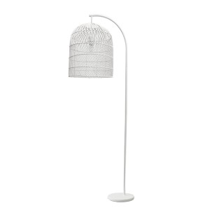 Rattan floor lamp sale,Bohemian white rattan floor lamp | XINSANXING
