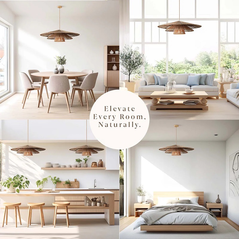Sammy tier rattan pendant light concepts