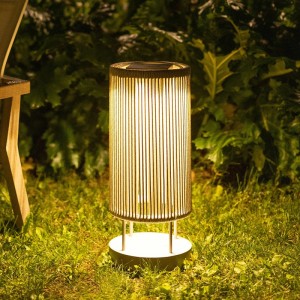 Kenlow Solar Floor Woven Lanterns