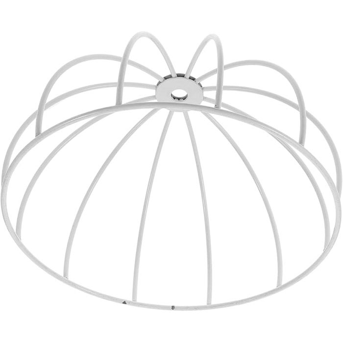 Sturdy rattan lamp frame