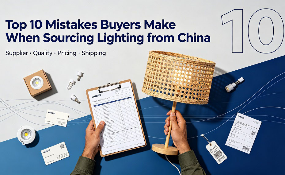 Top 10 Mistakes Buyers Make When Sourcing Lighting from China