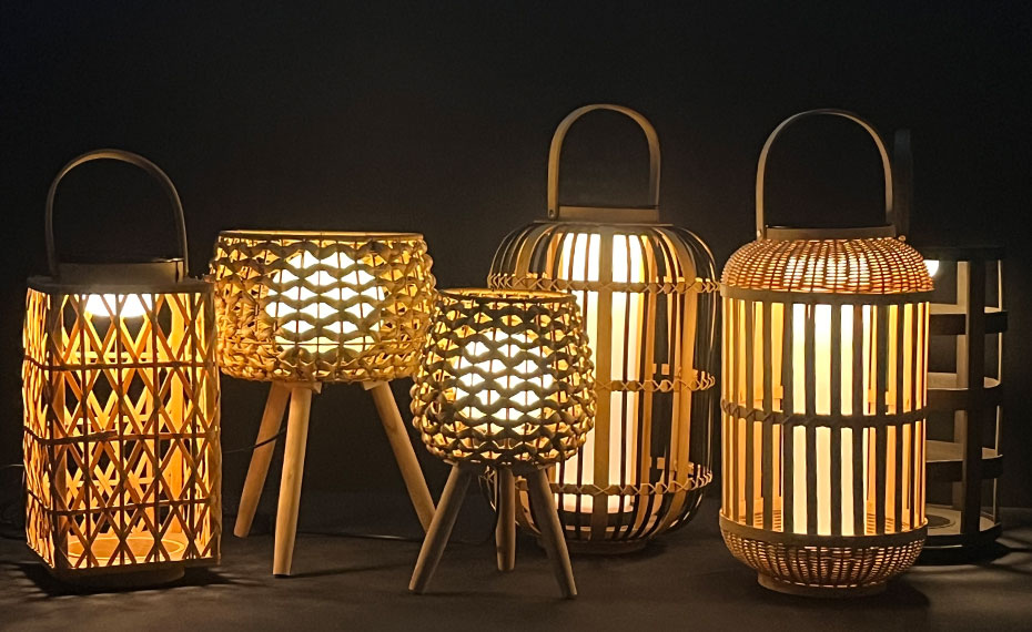 What is the commercial value of rattan lamp and bamboo lamp?