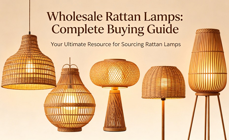 Wholesale Rattan Lamps: Complete Buying Guide for Importers, Retailers & Lighting Brands
