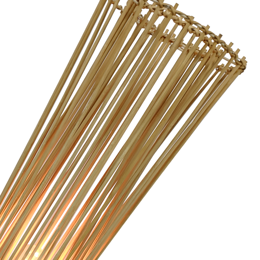 affordable floor lamp rattan