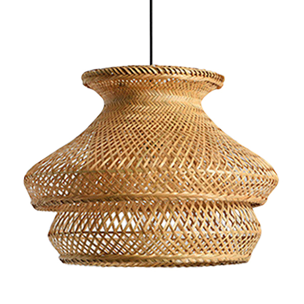 Bamboo lighting pendant,Nordic modern bamboo woven birdcage chandelier | XINSANXING Featured Image