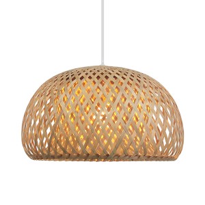 Personlized Products best bamboo floor lamp sale quotes - Basket Weave Bamboo Pendant Lamp Wholesale Price | XINSANXING – Xinsanxing Lighting