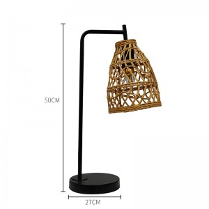Bedside rattan table lamp factory manufacturing direct sales | XINSANXING