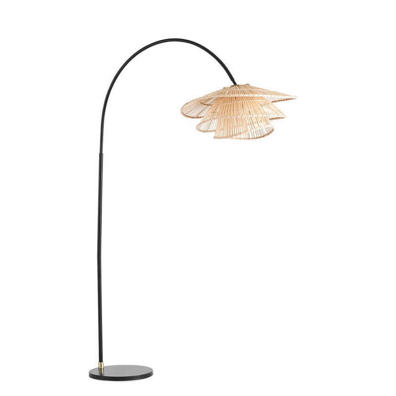 Bohemian floor lamp Natural bamboo lamp wholesale | XINSANXING Featured Image