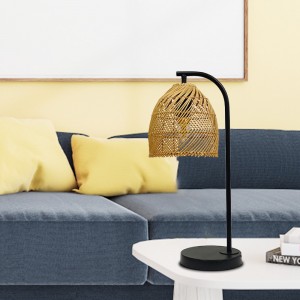 Izibani ezishibhile ze-rattan shades abahlinzeki bezibani zetafula | XINSANXING