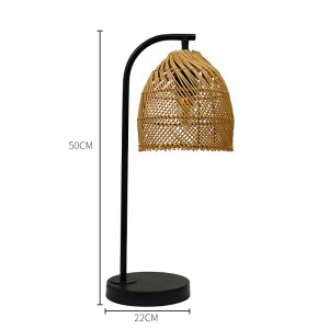 Izibani ezishibhile ze-rattan shades abahlinzeki bezibani zetafula | XINSANXING