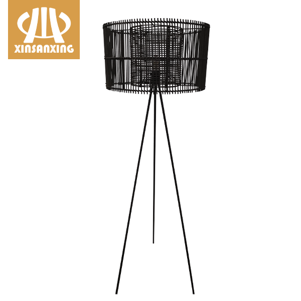 Wholesale Rattan Floor Lamps Supplier – 
 Black Rattan Floor Lamp Wholesale | XINSANXING – Xinsanxing Lighting