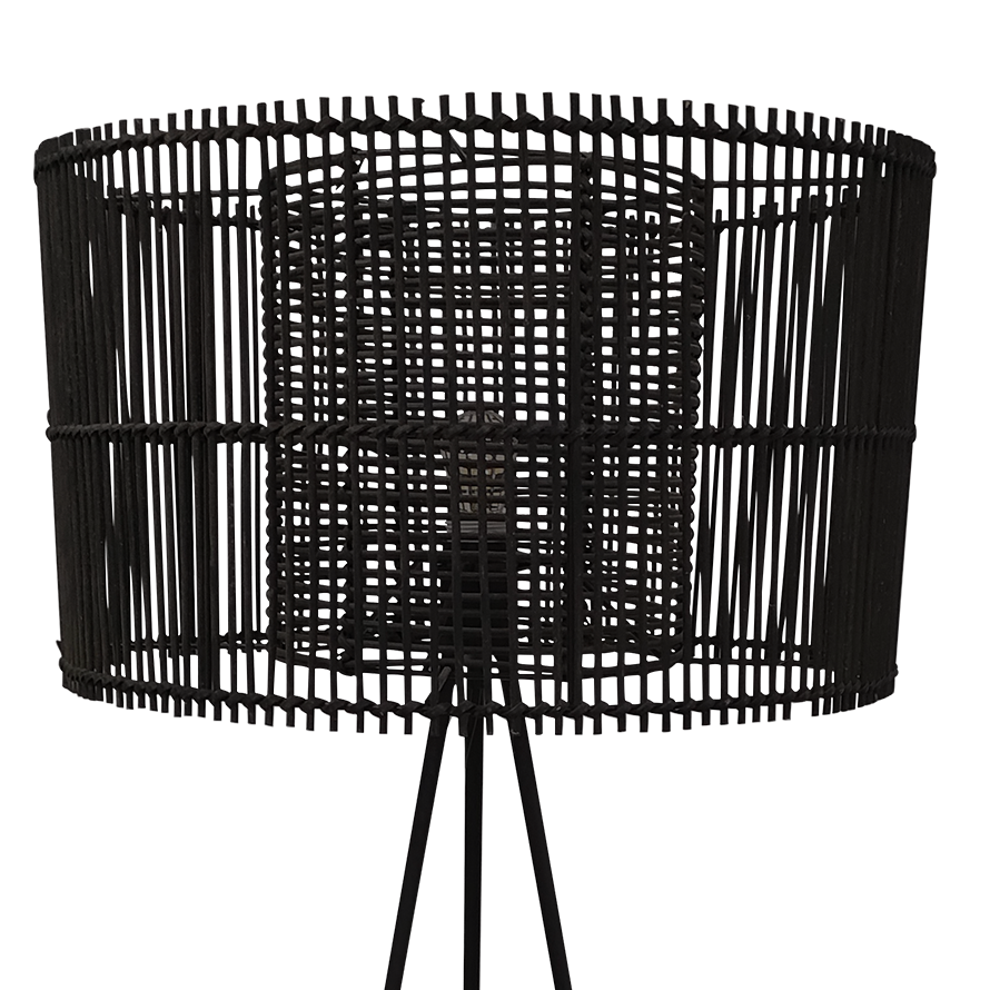 floor lamp rattan,Hand-woven rattan home decoration floor lamp