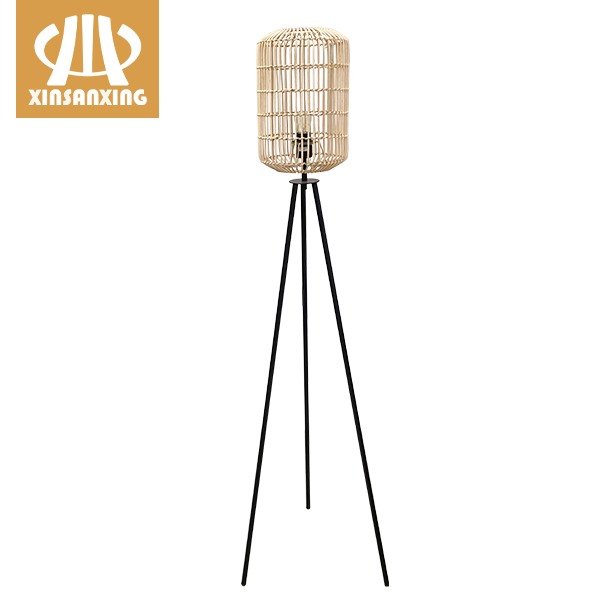 Wholesale Rattan Hanging Lamp – 
 Floor Lamp with Rattan Shade-OEM ODM | XINSANXING – Xinsanxing Lighting