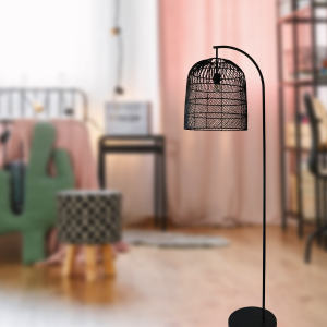 Rattan Arched Floor Lamp Fcatory Custom | XINSANXING