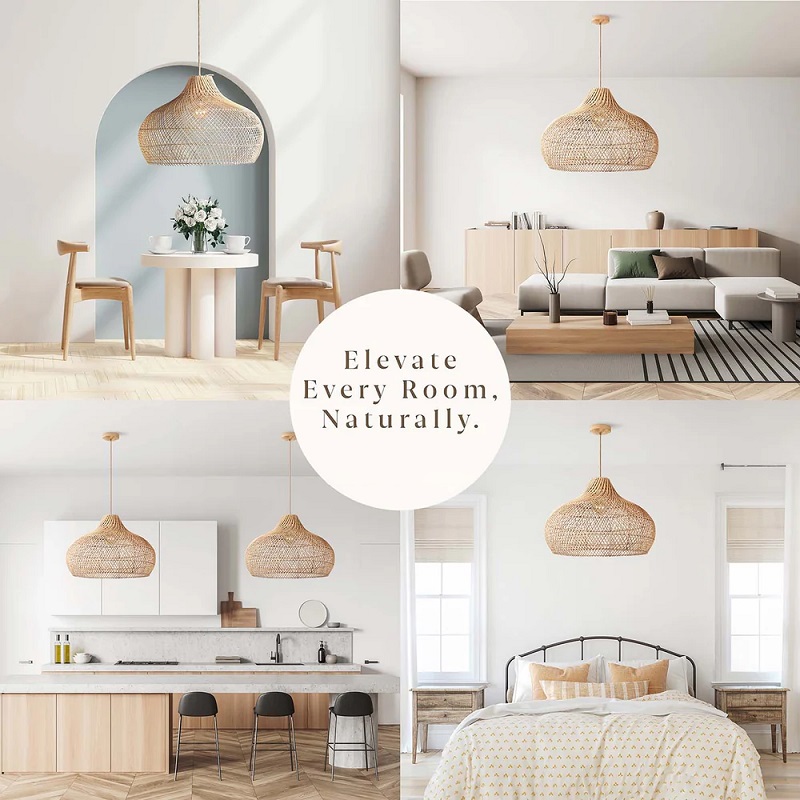 kloe rattan pendant light concepts