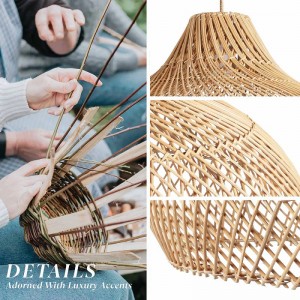 Kloe Rattan Pendant Lights