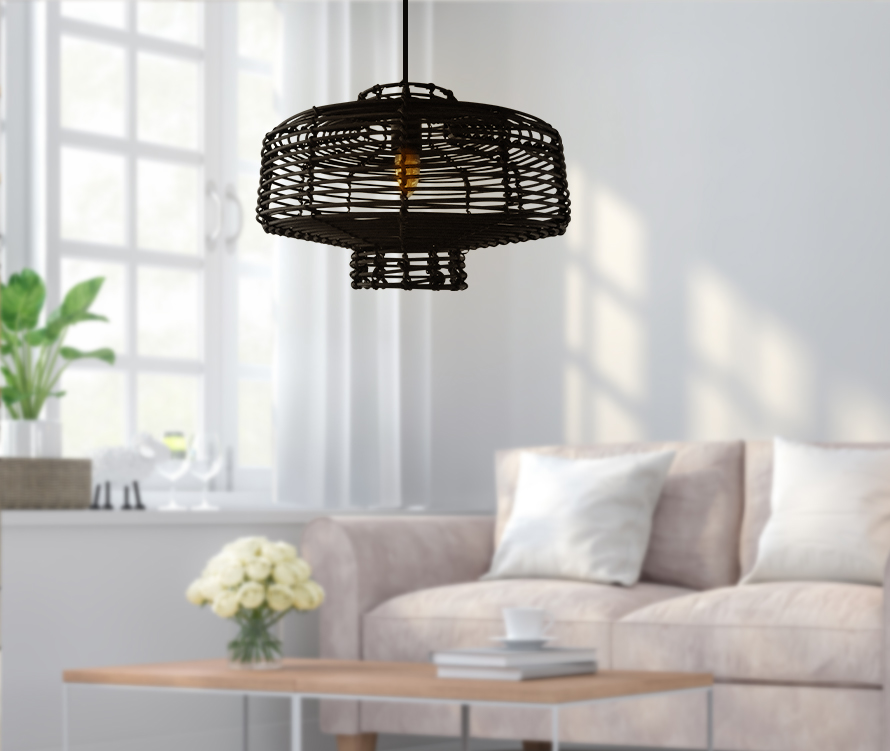 lace rattan pendant 6