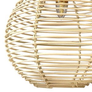 Large rattan pendant light,New style rattan woven chandeliers | XINSANXING