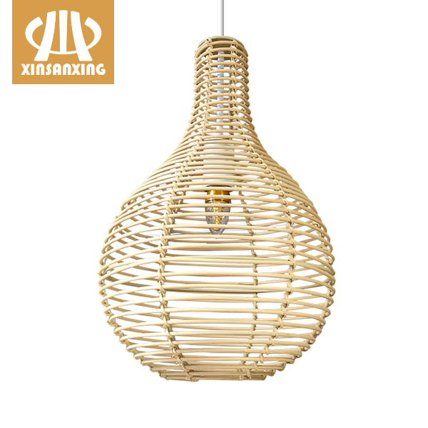 factory low price Rattan Shade Floor Lamp Manufacturers -
 Rattan Large Pendant Light-Decoration Lighting in Bulk | XINSANXING – Xinsanxing Lighting