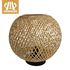 Big Discount hanging bamboo lamp manufacturers - Weave Natural Table Lamp Wholesale –  Bamboo Material | XINSANXING – Xinsanxing Lighting