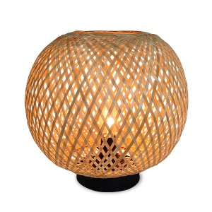 Natural table lamp,Bamboo home decoration bedside lamp | XINSANXING