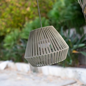 Wireless Rattan Pendant Lamp