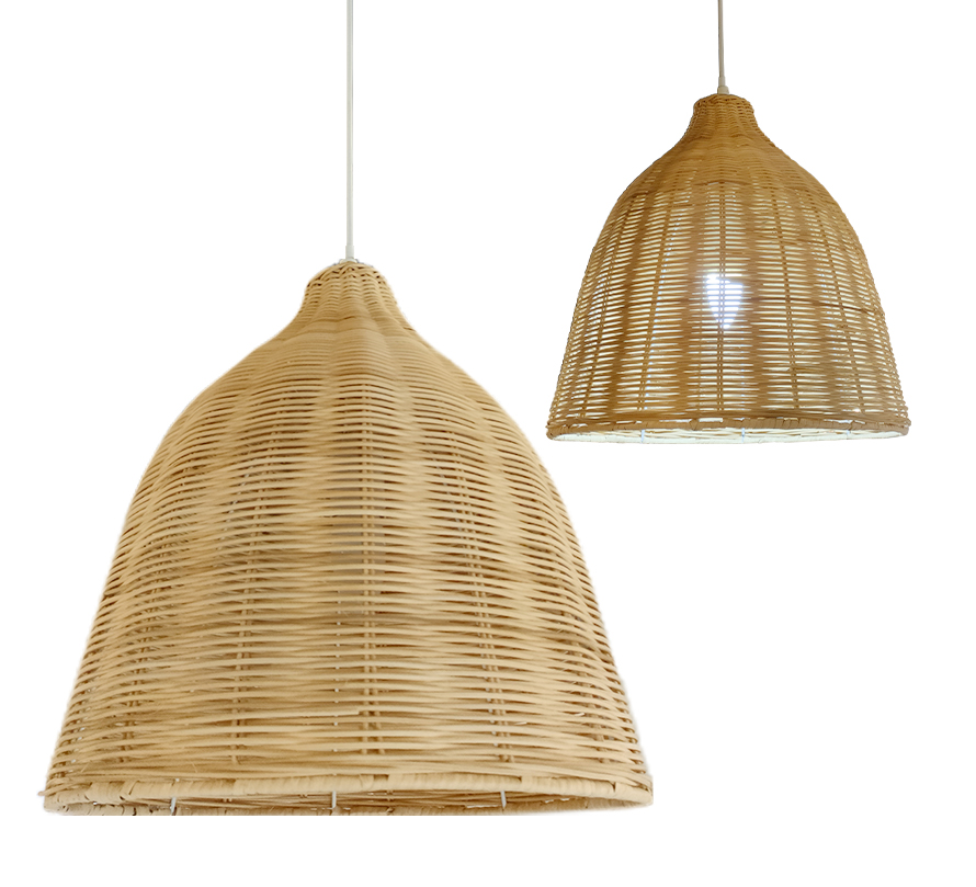 rattan ceiling light 10