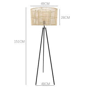 Rattan Tripod Floor Lamp Wholesale Supplier from China | XINSANXING